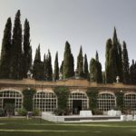 Villa la Foce wedding garden in Tuscany